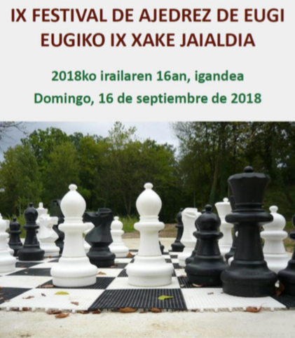 IX FESTIVAL DE AJEDREZ DE EUGI 2018